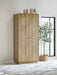 Halden 2 Door Wardrobe Oak - Luminex FurnitureWardrobeING005