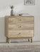 Halden 3 Drawer Chest in Oak - Luminex FurnitureChest of drawersING002