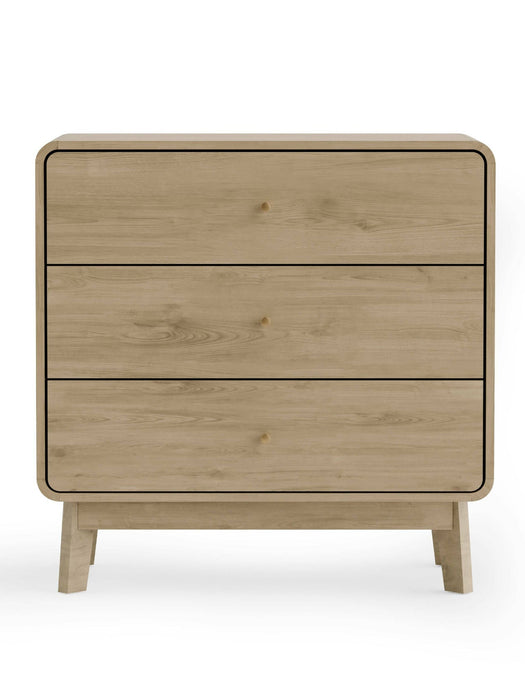 Halden 3 Drawer Chest in Oak - Luminex FurnitureChest of drawersING002
