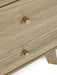 Halden 3 Drawer Chest in Oak - Luminex FurnitureChest of drawersING002