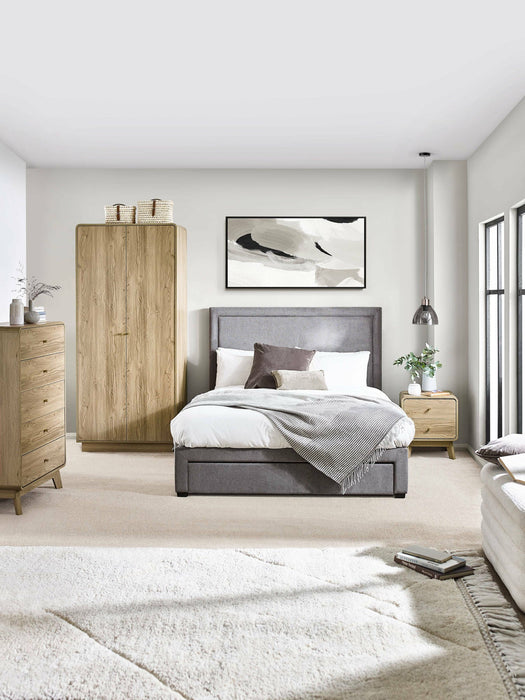Halden 5 Drawer Chest in Oak - Luminex FurnitureChest of drawersING003