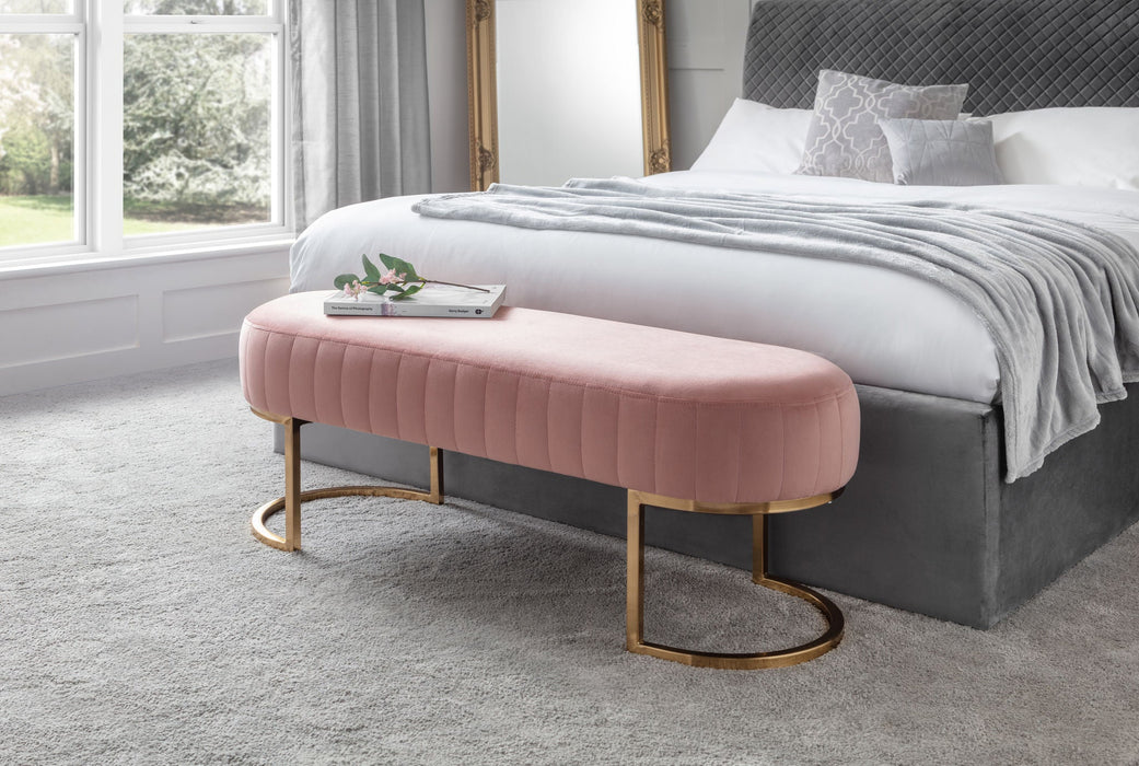Haleva Velvet Bench - Luminex FurnitureBench SeatHAR302