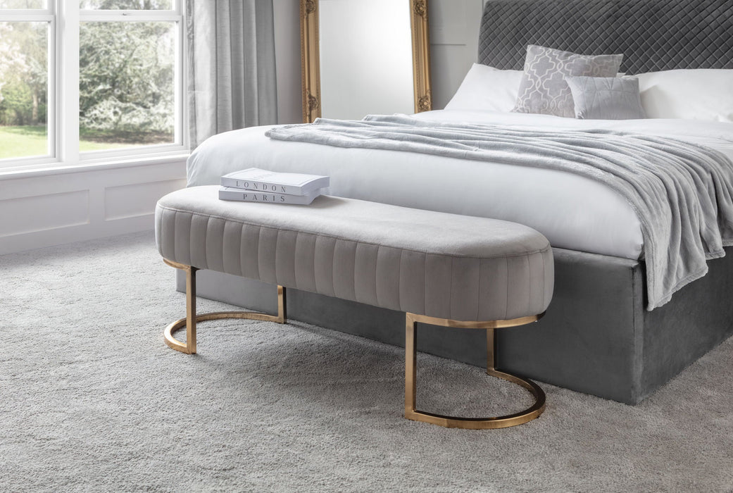 Haleva Velvet Bench - Luminex FurnitureBench SeatHAR402