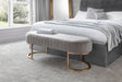 Haleva Velvet Bench - Luminex FurnitureBench SeatHAR402