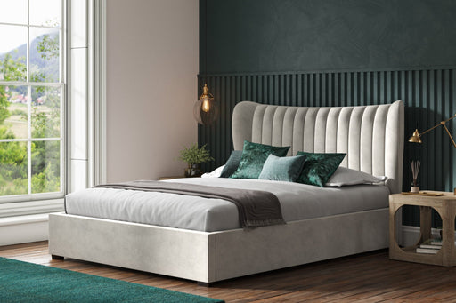 Halston Velvet Ottoman Storage Bed - Luminex FurnitureBedHCLG46