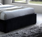 Hamilton Dark Grey Fabric Bed - Luminex FurnitureBedHAMIL46DGREY