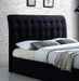 Hamilton Dark Grey Fabric Bed - Luminex FurnitureBedHAMIL46DGREY