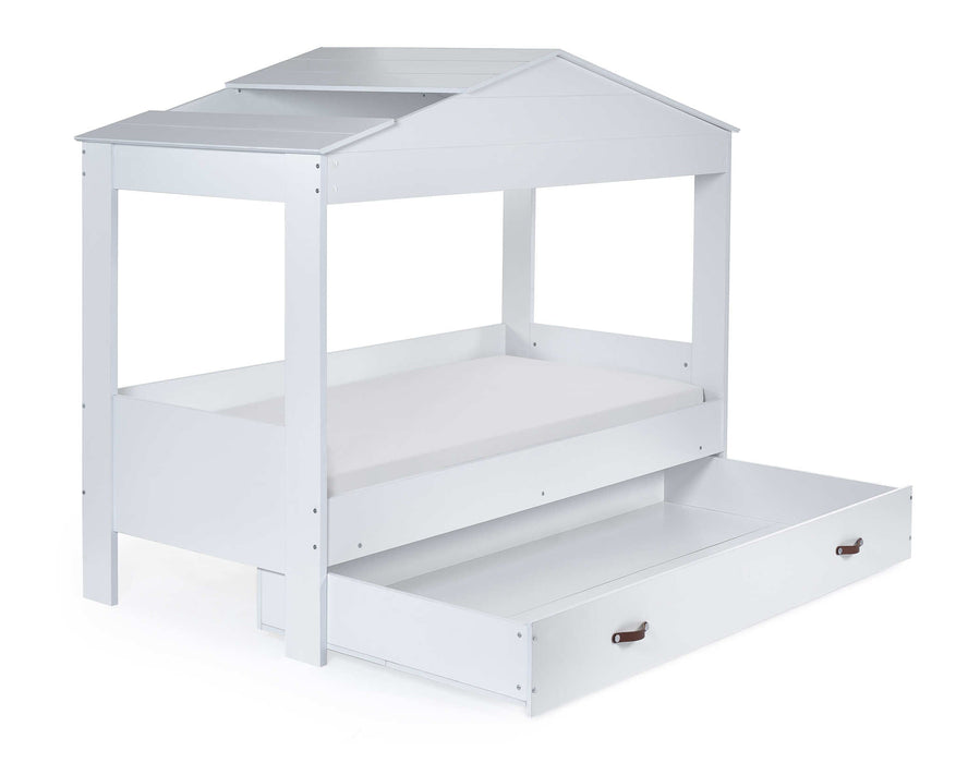 Hampden Low Sleeper Hut Bed with Storage – White - Luminex FurnitureLow SleepersHAZ001