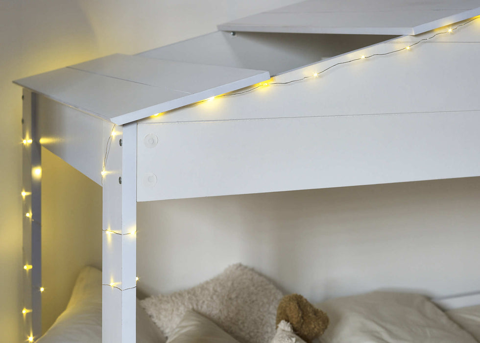 Hampden Low Sleeper Hut Bed with Storage – White - Luminex FurnitureLow SleepersHAZ001