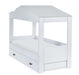 Hampden Low Sleeper Hut Bed with Storage – White - Luminex FurnitureLow SleepersHAZ001