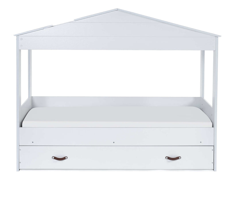 Hampden Low Sleeper Hut Bed with Storage – White - Luminex FurnitureLow SleepersHAZ001