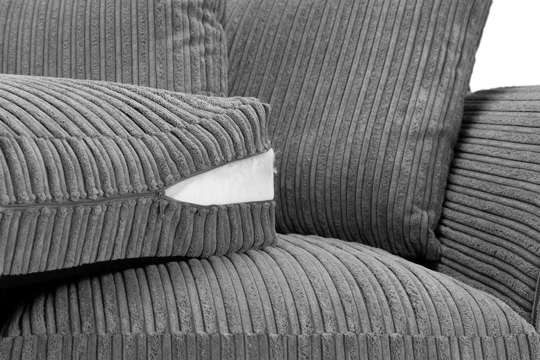 Hampton Grey Jumbo Cord 3 Seater Sofa – Modern Fabric Comfort - Luminex FurnitureSofasharley_jumbo_sofa_grey_3_seater
