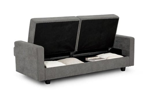 Hanover Dark Grey 3 Seater Sofa Bed with Storage - Luminex FurnitureSofashive_3str_dark_grey