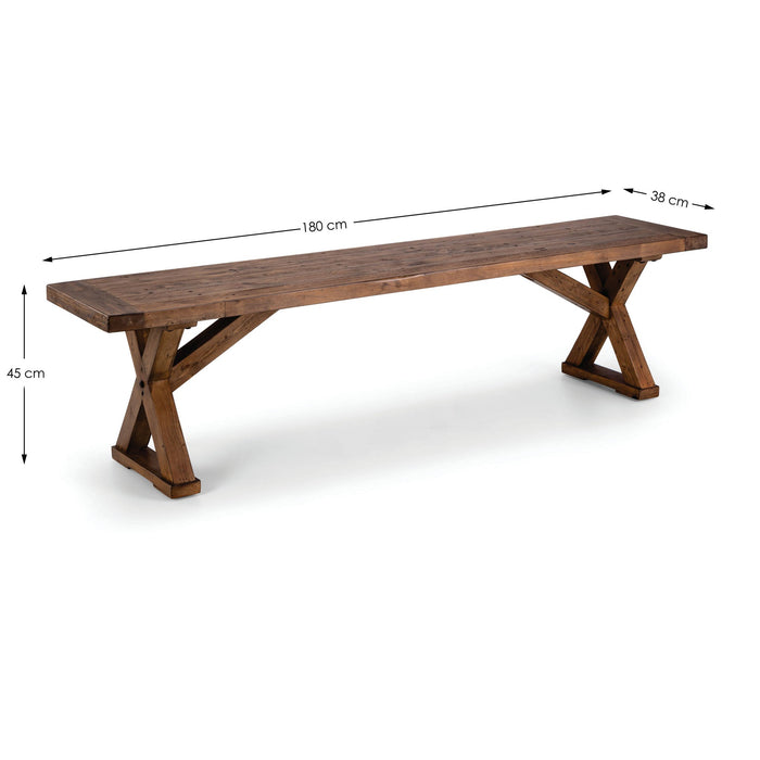Harper Dining Set – Extending Table & 2 Benches | Reclaimed Wood - Luminex FurnitureDining SetCHA950
