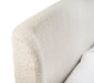 Harper Ivory Bouclé - Upholstered Bed with Curved Headboard - Luminex FurnitureFabric BedsEDE001