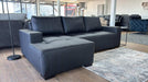 Hartwell Black Faux Leather Left Hand Corner Sofa Bed with Storage - Luminex FurnitureSofashugo_black_left_hand