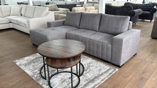 Hartwell Grey Left Hand Corner Sofa Bed with Storage - Luminex FurnitureSofashugo_grey_left_hand