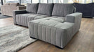 Hartwell Grey Right Hand Corner Sofa Bed with Storage - Luminex FurnitureSofashugo_grey_right_hand