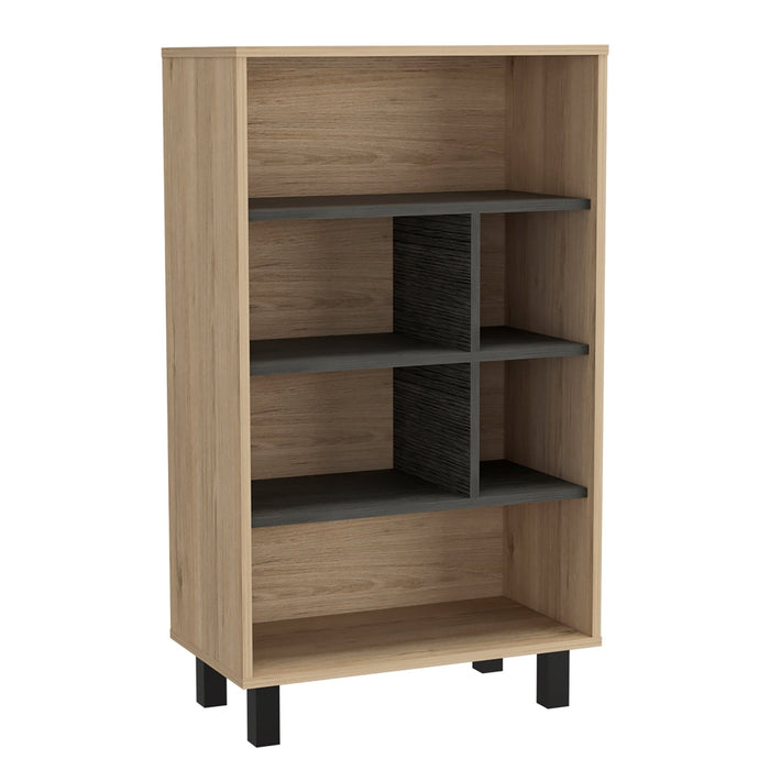 Harvard Bookcase Washed Oak Display - LuminexFurnitureBookcaseHR204
