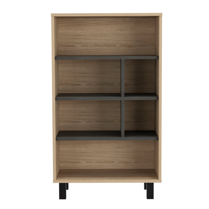Harvard Bookcase Washed Oak Display - LuminexFurnitureBookcaseHR204