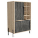 Harvard Drinks Cabinet - Washed Oak - LuminexFurnitureDrinks Cabinet, Living, DiningHR914