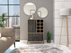 Harvard Drinks Cabinet - Washed Oak - LuminexFurnitureDrinks Cabinet, Living, DiningHR914