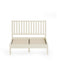 Harwood Bed – Ivory and Oak - Luminex FurnitureWooden BedsCOX307