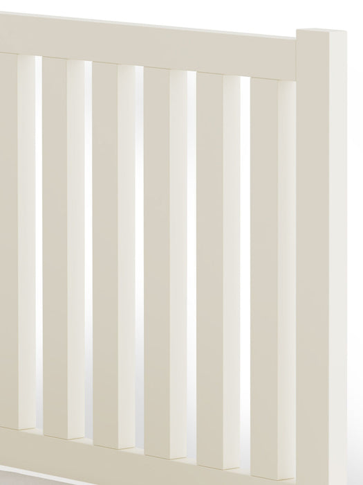 Harwood Bed – Ivory and Oak - Luminex FurnitureWooden BedsCOX307