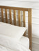 Harwood Bed – Ivory and Oak - Luminex FurnitureWooden BedsCOX307