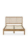 Harwood Bed – Ivory and Oak - Luminex FurnitureWooden BedsCOX307