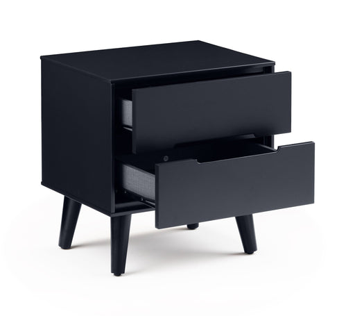 Havana 2 Drawer Bedside in Anthracite - Luminex FurnitureBedside TableALI211