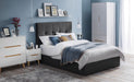 Havana 2 Drawer Bedside in White with Oak - Luminex FurnitureBedside TableALI201