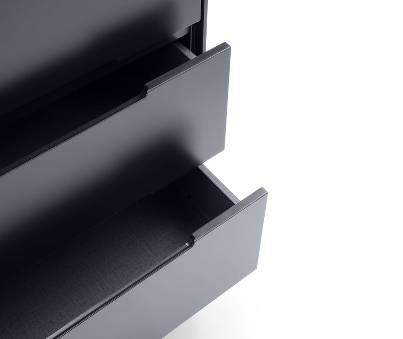 Havana 3 Drawer Chest in Matt Anthracite - Luminex FurnitureChest of drawersALI212