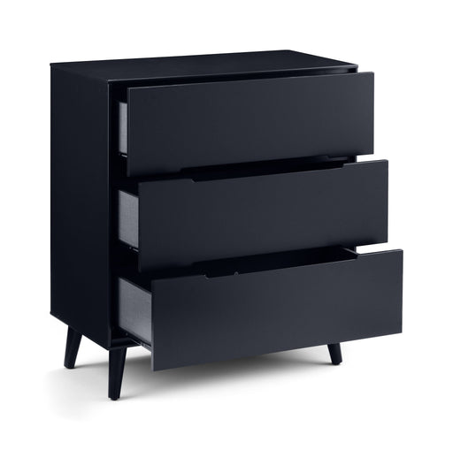 Havana 3 Drawer Chest in Matt Anthracite - Luminex FurnitureChest of drawersALI212