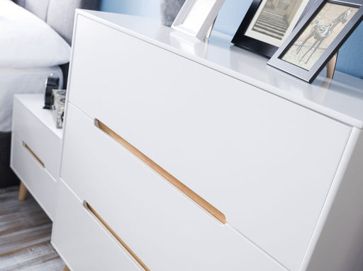 Havana 3 Drawer Chest in Matt White - Luminex FurnitureChest of drawersALI202