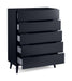 Havana 5 Drawer Chest – Anthracite Matt Finish - Luminex FurnitureChest of drawersALI213