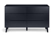 Havana 6 Drawer Wide Chest – Anthracite - Luminex FurnitureChest of drawersALI214