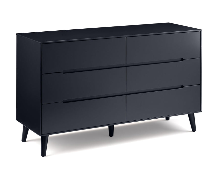 Havana 6 Drawer Wide Chest – Anthracite - Luminex FurnitureChest of drawersALI214
