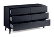 Havana 6 Drawer Wide Chest – Anthracite - Luminex FurnitureChest of drawersALI214