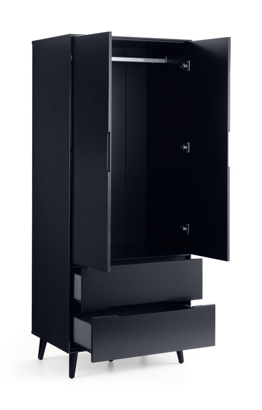 Havana Combination Wardrobe - Anthracite - Luminex FurnitureWardrobeALI215