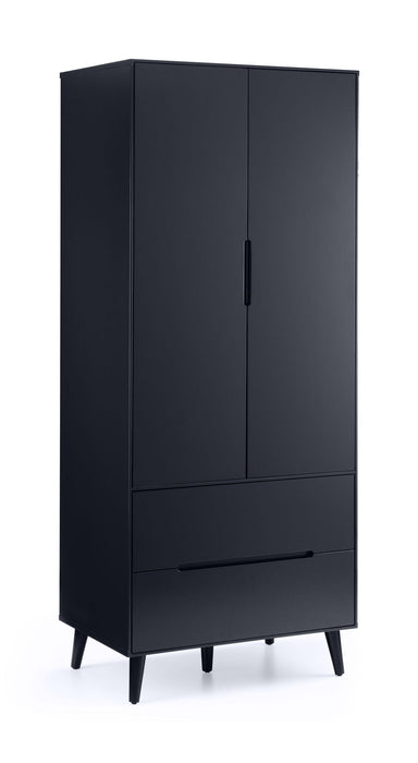 Havana Combination Wardrobe - Anthracite - Luminex FurnitureWardrobeALI215