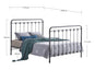 Havana Speckled Silver Metal Bed - Luminex FurnitureBedHAV3SIL