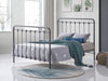 Havana Speckled Silver Metal Bed - Luminex FurnitureBedHAV3SIL