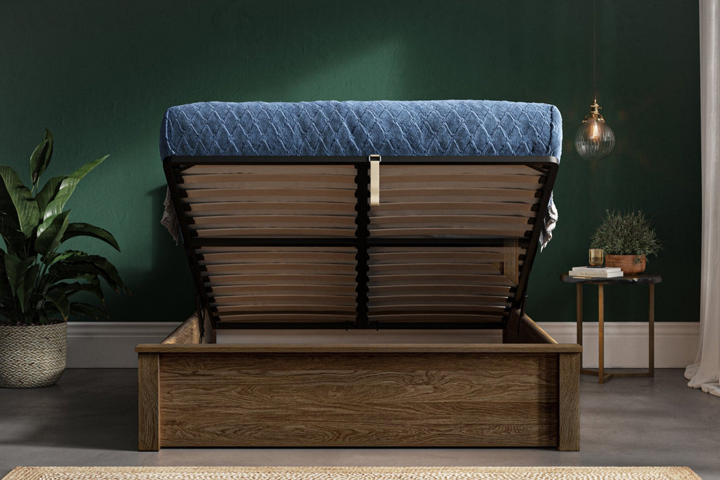 Hawthorn Solid Oak Ottoman Bed - Luminex FurnitureBedMOOA46