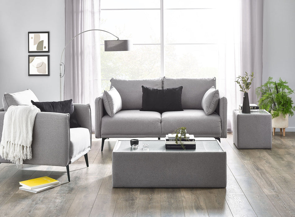 Helen Coffee Table – Platinum Grey - Luminex FurnitureCoffee TableROH005