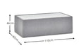 Helen Coffee Table – Platinum Grey - Luminex FurnitureCoffee TableROH005