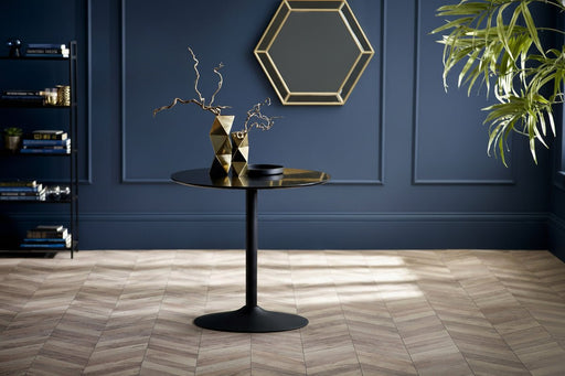 Helena 80cm Round Dining Table – Black - Luminex FurnitureDining TableNER002