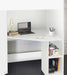 Henley High Sleeper Bed with Wardrobe & Desk – All White - Luminex FurnitureHigh SleepersHER013