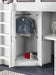 Henley High Sleeper Bed with Wardrobe & Desk – All White - Luminex FurnitureHigh SleepersHER013
