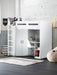 Henley High Sleeper Bed with Wardrobe & Desk – All White - Luminex FurnitureHigh SleepersHER013